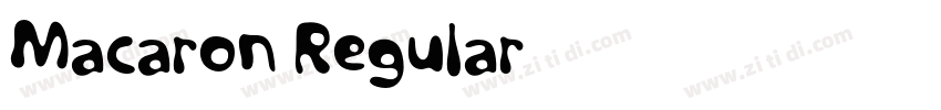 Macaron Regular字体转换